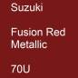 Preview: Suzuki, Fusion Red Metallic, 70U.